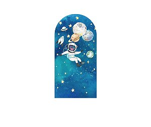 Painel Romano Veste Fácil 1,00x2,00 - Astronauta Aquarela  010