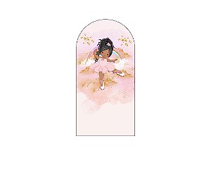 Painel Romano Veste Fácil 1,00x2,00 - Bailarina Dançando Efeito Glitter 015
