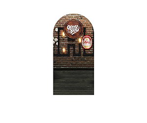 Painel Romano Veste Fácil 1,00x2,00 - Boteco Rústico Efeito Tijolinhos 013