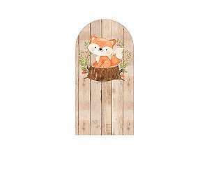 Painel Romano Veste Fácil 1,00x2,00 - Bosque Raposinha Cute 007