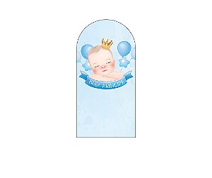 Painel Romano Veste Fácil 1,00x2,00 - Chá de Bebê Menino Azul 008