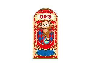 Painel Romano Veste Fácil 1,00x2,00 - Circo Vermelho e Azul 022