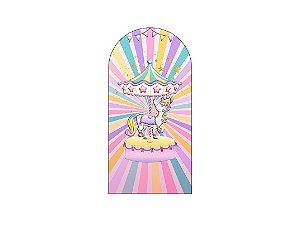 Painel Romano Veste Fácil 1,00x2,00 - Circo Candy Color 024