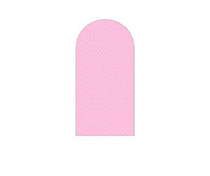 Painel De Festa Romano 1,00x2,00- Cores Neutras Rosa 003