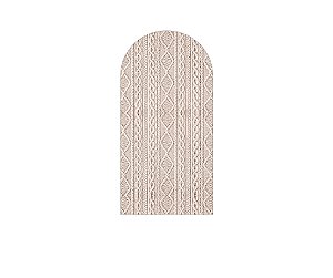 Painel De Festa Romano 1,00x2,00- Efeito Textura Tricô Bege 012