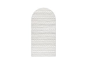 Painel De Festa Romano 1,00x2,00- Efeito Textura Tricô Branco 015