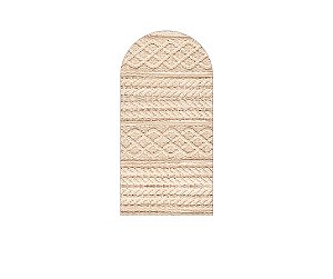 Painel De Festa Romano 1,00x2,00- Efeito Textura Tricô Trançado Bege 018