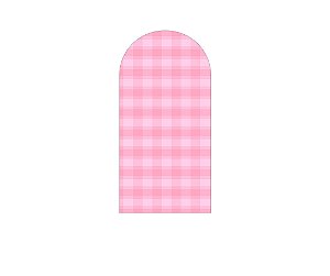 Painel De Festa Romano 1,00x2,00- Xadrez Degradê Rosa 049