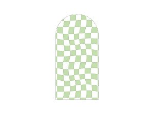Painel De Festa Romano 1,00x2,00- Estampa Quadriculado Retrô Verde 079