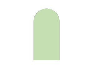 Painel De Festa Romano 1,00x2,00- Cores Neutras Verde Liso 088