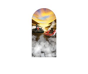 Painel De Festa Romano 1,00x2,00- Kart Corrida 013