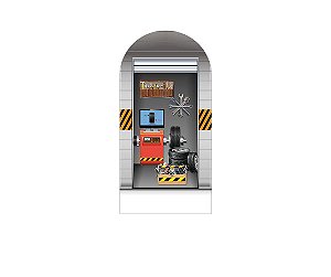 Painel De Festa Romano 1,00x2,00- Carros Oficina Mecânica 019