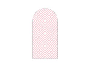 Painel Romano Veste Fácil 1,00x2,00 - Cores Neutras Geek Rosa 001
