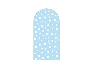 Painel Romano Veste Fácil 1,00x2,00 - Azul com Poás 006
