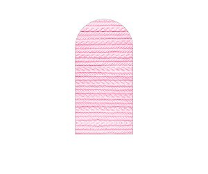 Painel Romano Veste Fácil 1,00x2,00 - Efeito Textura Tricô Rosa 016