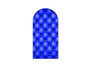 Painel Romano Veste Fácil 1,00x2,00 - Realeza Capitonê Azul Royal 013