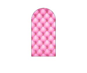 Painel Romano Veste Fácil 1,00x2,00 - Realeza Capitonê Rosa Claro 021