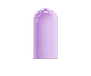 Painel Romano Veste Fácil 1,00x2,00 - Parede Arco Portal Curvas Finas Lilás 030