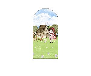 Painel Romano Veste Fácil 1,00x2,00 - Menina no Bosque Cute 001