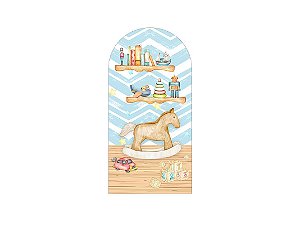 Painel De Festa Romano 1,00x2,00- Dia das Crianças Brinquedos Vintage 007