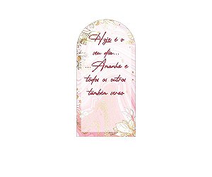 Painel De Festa Romano 1,00x2,00- Dia das Mulheres Foral Rosa 008