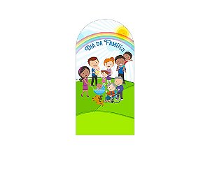 Painel De Festa Romano 1,00x2,00- Dia da Família no Parque 065