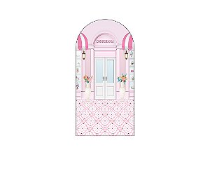 Painel De Festa Romano 1,00x2,00- Fachada Confeitaria Rosa 023
