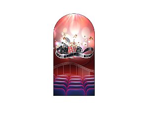 Painel De Festa Romano 1,00x2,00- Sala de Cinema Pipoca 002