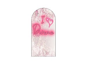 Painel De Festa Romano 1,00x2,00- Dorama Rosa Claro 006