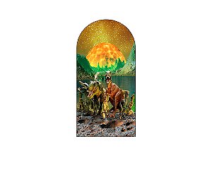 Painel De Festa Romano 1,00x2,00- Planeta Dinossauros 016