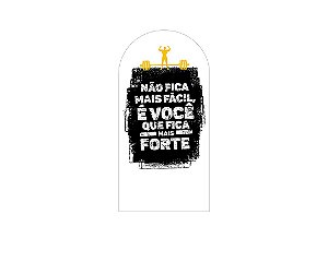 Painel De Festa Romano 1,00x2,00- Academia Preto 015