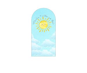 Painel De Festa Romano 1,00x2,00- Primeira Volta ao Sol Céu Azul 033