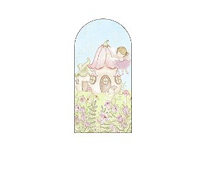 Painel De Festa Romano 1,00x2,00- Fadas Cute Aquarela 022
