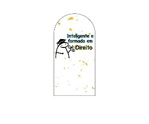 Painel De Festa Romano 1,00x2,00- Flork Formatura Direito 021