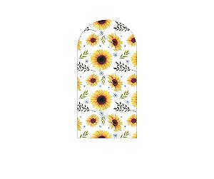 Painel De Festa Romano 1,00x2,00- Flores de Girassol 005