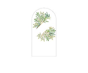 Painel De Festa Romano 1,00x2,00- Belas Folhagens Verdes 126