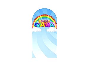 Painel Romano Veste Fácil 1,00x2,00 - Dia das Crianças Céu com Arco-íris 030