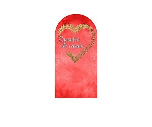 Painel Romano Veste Fácil 1,00x2,00 - Encontro de Casaia Coração Dourado 039