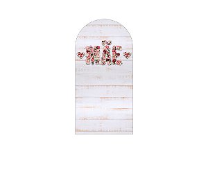 Painel Romano Veste Fácil 1,00x2,00 - Dia das Mães Letreiro Floral 049