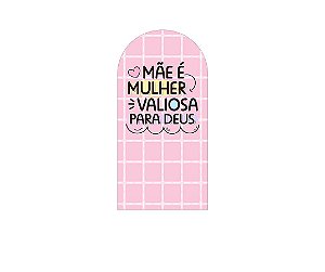 Painel Romano Veste Fácil 1,00x2,00 - Dia das Mães Cristão Rosa 059
