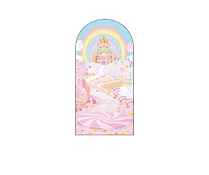 Painel Romano Veste Fácil 1,00x2,00 - Casa de Doces Aquarela 001