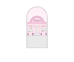Painel Romano Veste Fácil 1,00x2,00 - Vitrine Confeitaria Rosa Claro 017