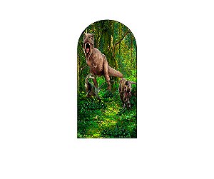 Painel Romano Veste Fácil 1,00x2,00 - Dinossauros na Floresta Realista 006