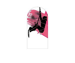 Painel Romano Veste Fácil 1,00x2,00 - Silhueta Academia Rosa 017