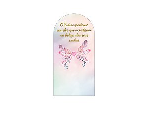 Painel Romano Veste Fácil 1,00x2,00 - Filtro dos Sonhos Aquarela Rosa 019