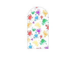 Painel Romano Veste Fácil 1,00x2,00 - Efeito Manchas de Tinta Colorido 035