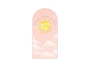Painel Romano Veste Fácil 1,00x2,00 - Primeira Volta ao Sol Céu Rosa 050