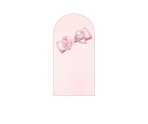 Painel Romano Veste Fácil 1,00x2,00 - Laço Rosa Cute 064