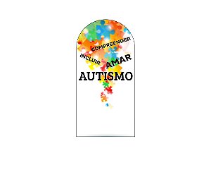 Painel Romano Veste Fácil 1,00x2,00 - Autismo Colorido 002