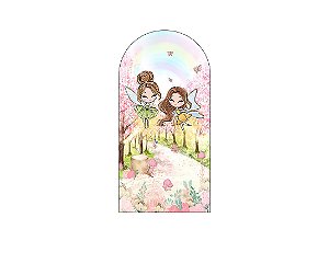 Painel Romano Veste Fácil 1,00x2,00 - Fadinhas Cute no Jardim 003